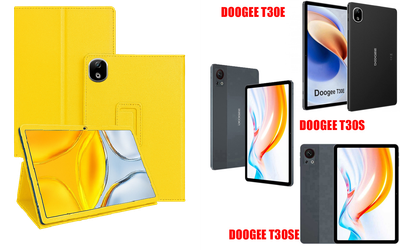 Чохол-підставка CRAYTON для DOOGEE T30E, T30S, T30SE – стиль, захист і ручна збірка, колір Жовтий
