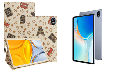 Чехол-подставка CRAYTON для Ulefone Tab W10 – стиль, защита и ручная сборка, цвет Л белый
