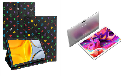 Чехол-подставка CRAYTON для Teclast M30, M30 Pro – стиль, защита и ручная сборка, цвет Л черный
