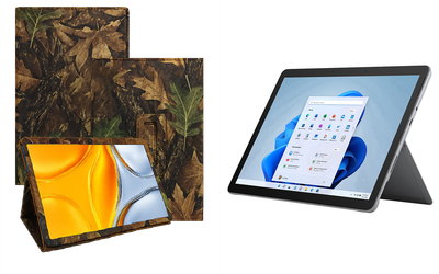 Чехол-подставка CRAYTON для Microsoft Surface Go, Go 2, Go 3 – стиль, защита и ручная сборка, цвет Клен