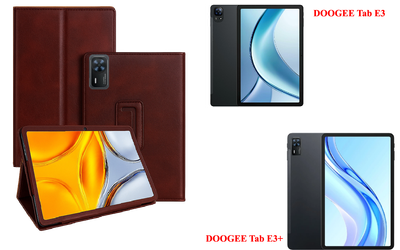 Чехол-подставка CRAYTON для DOOGEE Tab E3, DOOGEE Tab E3+ – стиль, защита и ручная сборка, цвет Карминовый