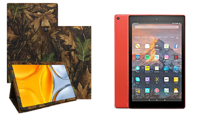 Чехол-подставка CRAYTON для Amazon Fire HD 10 2017, 2018 – стиль, защита и ручная сборка, цвет Клен
