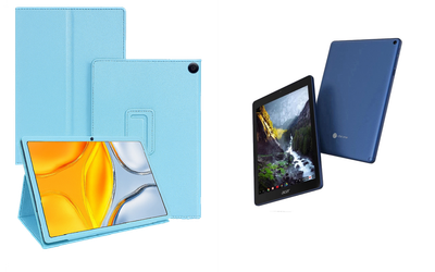 Чехол-подставка CRAYTON для Acer Chromebook Tab 10 – стиль, защита и ручная сборка, цвет Голубой