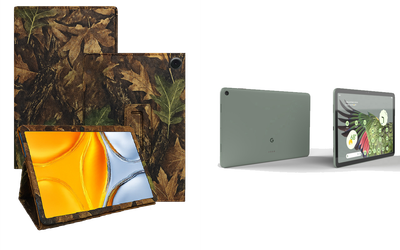 Чехол-подставка CRAYTON для Google Pixel Tablet 2023 – стиль, защита и ручная сборка, цвет Клен