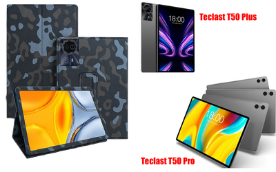 Чехол-подставка CRAYTON для Teclast T50 Plus, T50 Pro – стиль, защита и ручная сборка, цвет Хаки зима