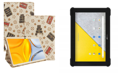 Чехол-подставка CRAYTON для Archos T101X – стиль, защита и ручная сборка, цвет Л белый
