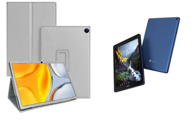 Чехол-подставка CRAYTON для Acer Chromebook Tab 10 – стиль, защита и ручная сборка, цвет Серебро