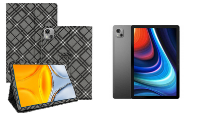 Чехол-подставка CRAYTON для Blackview Oscal Pad 13 – стиль, защита и ручная сборка, цвет Клетка