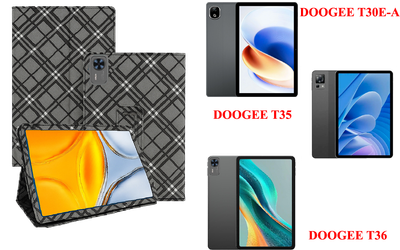 Чехол-подставка CRAYTON для DOOGEE T30E-A, T35, T36 – стиль, защита и ручная сборка, цвет Клетка