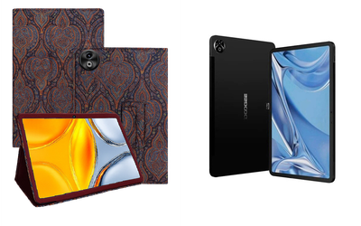 Чехол-подставка CRAYTON для DOOGEE T20 Ultra – стиль, защита и ручная сборка, цвет Пестрый