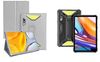 Чехол-подставка CRAYTON для Ulefone Armor Pad 3 Pro – стиль, защита и ручная сборка, цвет Серебро