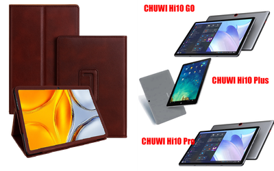 Чехол-подставка CRAYTON для CHUWI Hi10 GO, Hi10 Plus, Hi10 Pro – стиль, защита и ручная сборка, цвет Карминовый