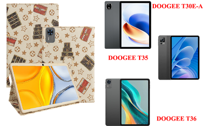 Чехол-подставка CRAYTON для DOOGEE T30E-A, T35, T36 – стиль, защита и ручная сборка, цвет Л белый