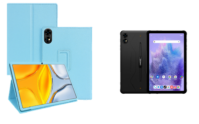 Чехол-подставка CRAYTON для UMIDIGI Active T1 11 – стиль, защита и ручная сборка, цвет Голубой