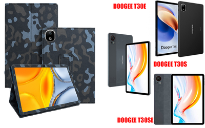 Чехол-подставка CRAYTON для DOOGEE T30E, T30S, T30SE – стиль, защита и ручная сборка, цвет Хаки зима