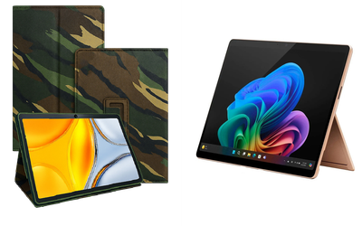 Чехол-подставка CRAYTON для Microsoft Surface Pro 10, Pro 11, Pro 11 X Elite – стиль, защита и ручная сборка, цвет Сахара
