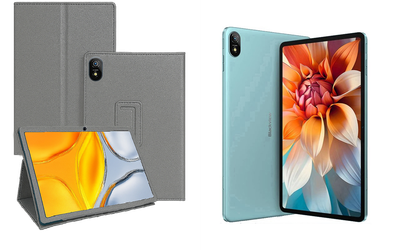 Чехол-подставка CRAYTON для Blackview Tab 18 – стиль, защита и ручная сборка, цвет Серый тм
