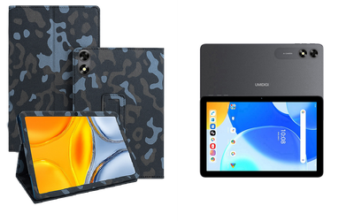 Чехол-подставка CRAYTON для UMIDIGI G3 Tab Ultra – стиль, защита и ручная сборка, цвет Хаки зима