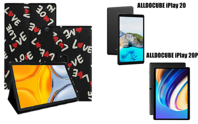 Чехол-подставка CRAYTON для ALLDOCUBE iPlay 20, iPlay 20P – стиль, защита и ручная сборка, цвет Лав