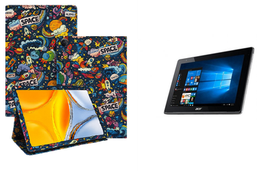 Чехол-подставка CRAYTON для Acer One 10 S1003 – стиль, защита и ручная сборка, цвет Космос