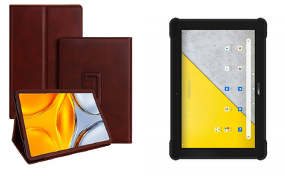 Чехол-подставка CRAYTON для Archos T101X – стиль, защита и ручная сборка, цвет Карминовый