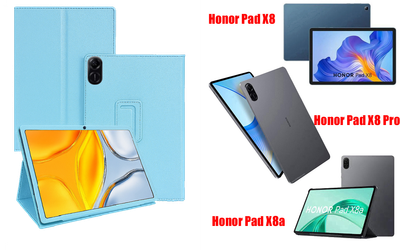 Чохол-підставка CRAYTON для Honor Pad X8, Pad X8 Pro, Pad X8a – стиль, захист і ручна збірка, колір Блакитний