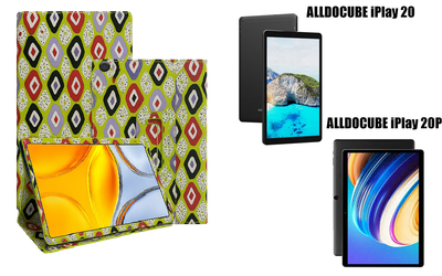 Чехол-подставка CRAYTON для ALLDOCUBE iPlay 20, iPlay 20P – стиль, защита и ручная сборка, цвет Камни