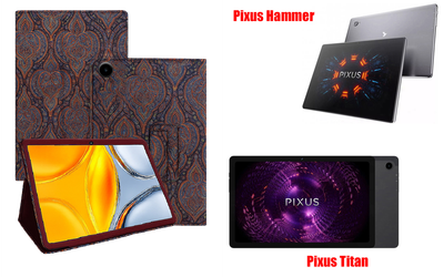 Чохол-підставка CRAYTON для Pixus Hammer, Pixus Titan – стиль, захист і ручна збірка, колір Пестрий