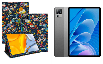 Чехол-подставка CRAYTON для DOOGEE T30, T30 Pro – стиль, защита и ручная сборка, цвет Космос