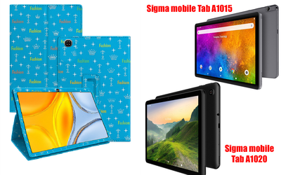 Чехол-подставка CRAYTON для Sigma mobile Tab A1015, TAB A1020 – стиль, защита и ручная сборка, цвет Фэшн синий