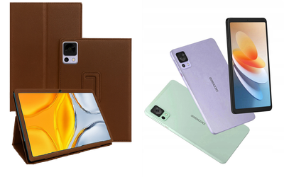 Чехол-подставка CRAYTON для DOOGEE T20 Mini, T20 Mini Pro – стиль, защита и ручная сборка, цвет Коричневый св