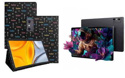 Чехол-подставка CRAYTON для ZTE Nubia Pad 3D – стиль, защита и ручная сборка, цвет Фэшн черный