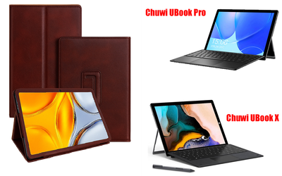 Чохол-підставка CRAYTON для Chuwi UBook Pro, UBook X – стиль, захист і ручна збірка, колір Карміновий