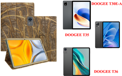 Чехол-подставка CRAYTON для DOOGEE T30E-A, T35, T36 – стиль, защита и ручная сборка, цвет Камыш
