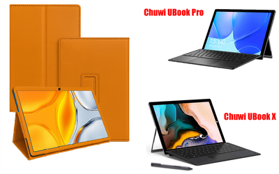 Чохол-підставка CRAYTON для Chuwi UBook Pro, UBook X – стиль, захист і ручна збірка, колір Помаранчевий