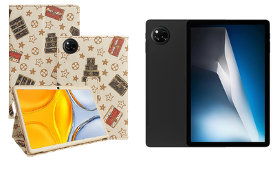 Чехол-подставка CRAYTON для DOOGEE Tab A9 Pro+ – стиль, защита и ручная сборка, цвет Л белый