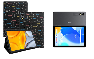 Чехол-подставка CRAYTON для UMIDIGI G3 Tab Ultra – стиль, защита и ручная сборка, цвет Фэшн черный