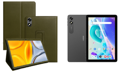 Чехол-подставка CRAYTON для UMIDIGI G2 Tab – стиль, защита и ручная сборка, цвет Оливковый