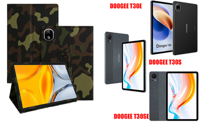 Чехол-подставка CRAYTON для DOOGEE T30E, T30S, T30SE – стиль, защита и ручная сборка, цвет Хаки тм