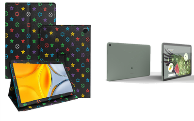 Чехол-подставка CRAYTON для Google Pixel Tablet 2023 – стиль, защита и ручная сборка, цвет Л черный