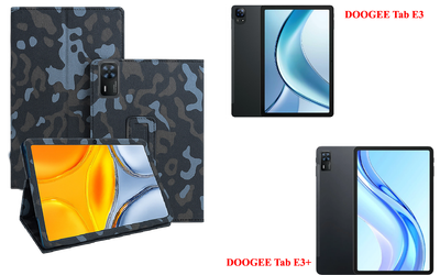Чохол-підставка CRAYTON для DOOGEE Tab E3, DOOGEE Tab E3+ – стиль, захист і ручна збірка, колір Хакі зима