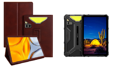 Чехол-подставка CRAYTON для Ulefone Armor Pad 4 Ultra – стиль, защита и ручная сборка, цвет Карминовый