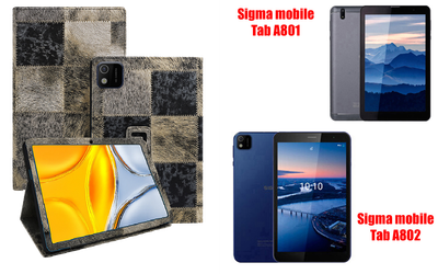 Чехол-подставка CRAYTON для Sigma mobile Tab A801, Tab A802 – стиль, защита и ручная сборка, цвет Мех