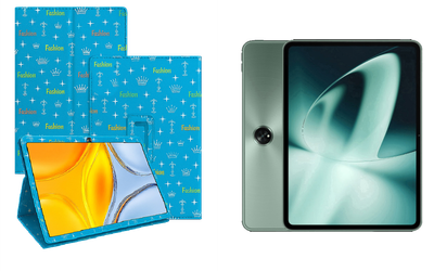 Чехол-подставка CRAYTON для OnePlus Pad, Pad 2, Pad Go, Pad Pro – стиль, защита и ручная сборка, цвет Фэшн синий