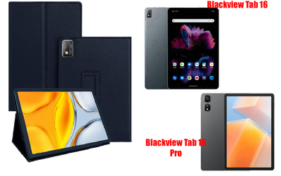Чехол-подставка CRAYTON для Blackview Tab 16, Tab 16 Pro – стиль, защита и ручная сборка, цвет Синий тм
