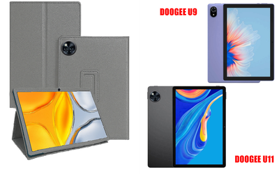 Чехол-подставка CRAYTON для DOOGEE U9, DOOGEE U11 – стиль, защита и ручная сборка, цвет Серый тм