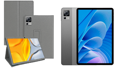 Чохол-підставка CRAYTON для DOOGEE T30, T30 Pro – стиль, захист і ручна збірка, колір Сірий тм