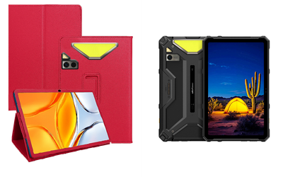 Чехол-подставка CRAYTON для Ulefone Armor Pad 4 Ultra – стиль, защита и ручная сборка, цвет Малиновый