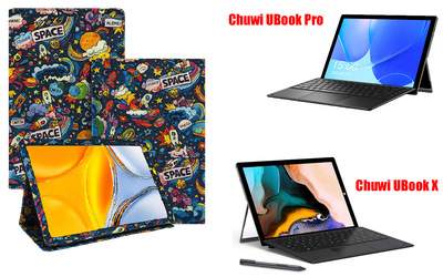 Чехол-подставка CRAYTON для Chuwi UBook Pro, UBook X – стиль, защита и ручная сборка, цвет Космос
