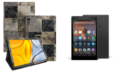 Чехол-подставка CRAYTON для Amazon Fire HD 8 2017 – стиль, защита и ручная сборка, цвет Мех